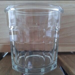 Clear Glass Tumbler – Heavy Base Rocks Glass – Vintage Style
